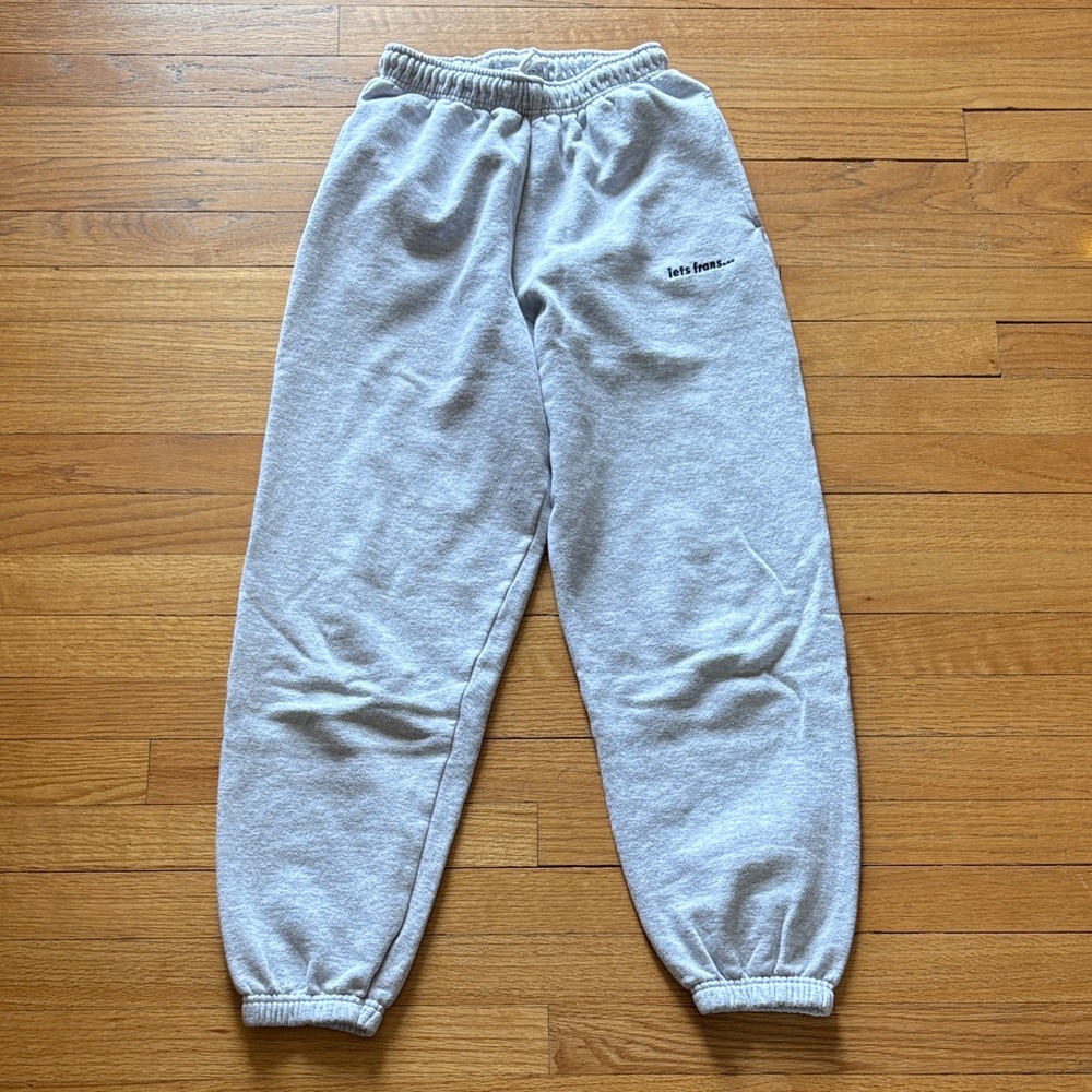 urban outfitters iets frans light grey sweatpants